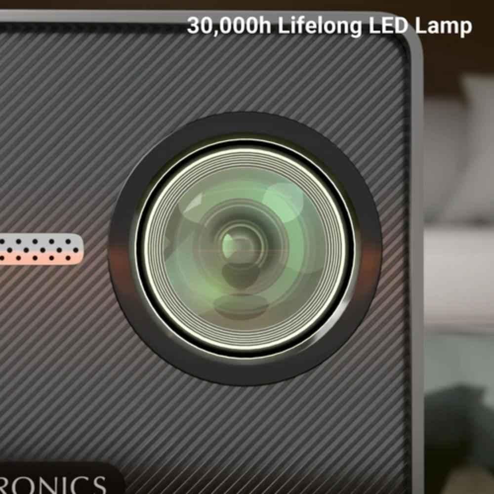 Zebronics PixaPlay 33 4800 Lumens Android Projector, FHD 1080p Support, Miracast, Screen Mirroring, Wi-Fi, Bluetooth, Auto Focus & Keystone, Long Life - view 1