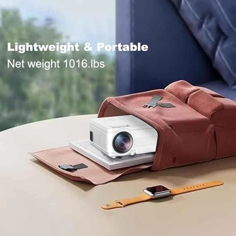 IBS T6 5000 Lumens Android LED Projector Native FHD 1080p, 4K Support, WiFi, Bluetooth, Firestick Compatible, 450" Max Screen, Built-in OTT - view 2