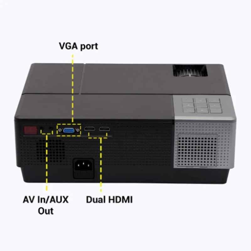 Zebronics ZEB-LP4000FHD 1080p Home Theater Projector with Built-in Speaker - view 2