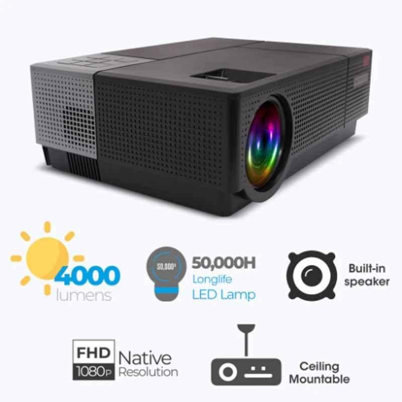 Zebronics ZEB-LP4000FHD 1080p Home Theater Projector with Built-in Speaker - view 4