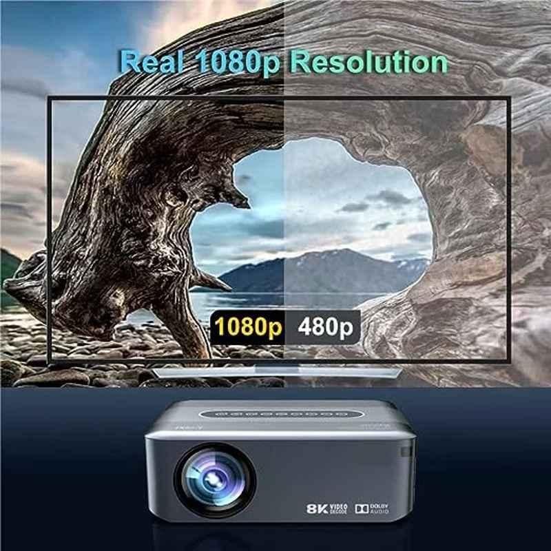 Tonzo X1 7500lm Android FHD WiFi Bluetooth Projector 1080p Native 8K Support|Voice Control Remote|10W Dolby Speaker|250" Screen|1 Year Warranty - view 1