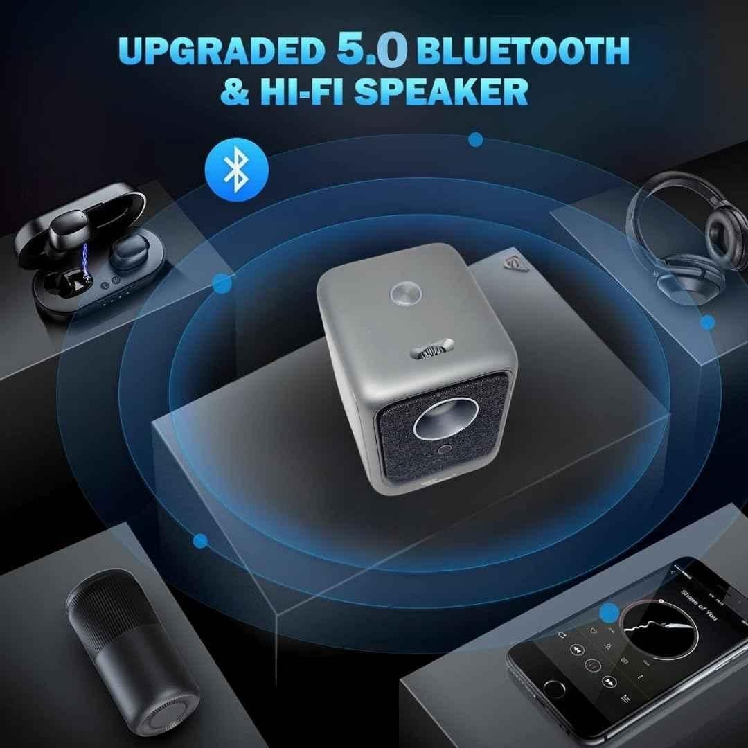 Tonzo Cinema X-2 4000lm Android 9.0 WiFi Bluetooth Projector 720p Native 1080p Supported|WiFi, BT, HDMI & USB|Preinstalled OTT|1 Year Warranty - view 3