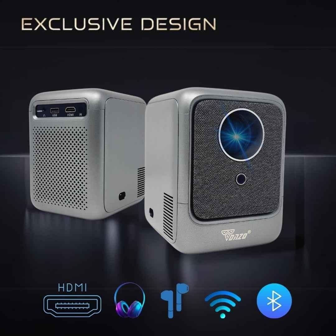 Tonzo Cinema X-2 4000lm Android 9.0 WiFi Bluetooth Projector 720p Native 1080p Supported|WiFi, BT, HDMI & USB|Preinstalled OTT|1 Year Warranty - view 4