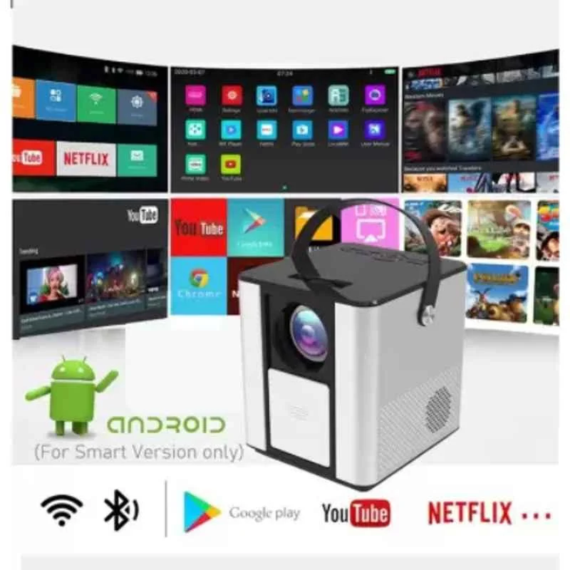 IBS BBC1 5000lm Android White Wireless 3D Portable Projector - view 2