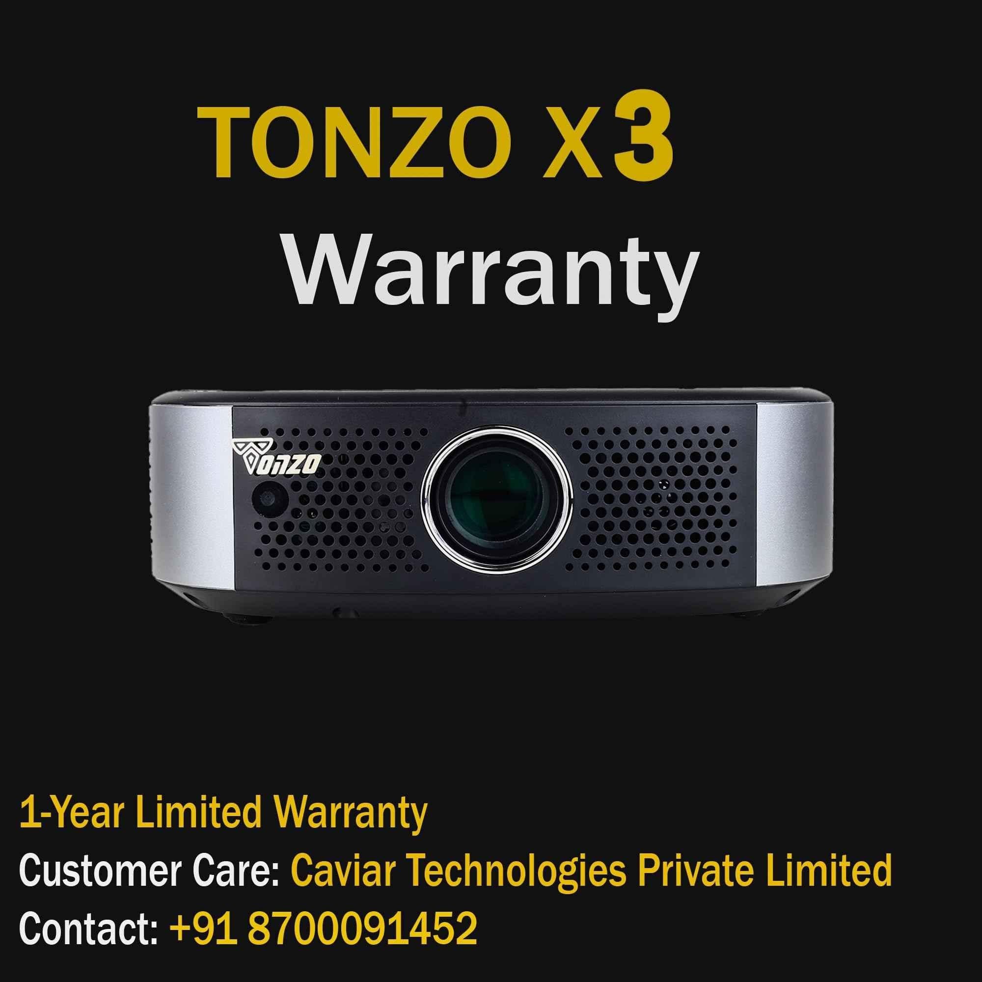 Tonzo Cinema X-3 5000lm Android 9.0 WiFi Bluetooth Projector 720p Native 1080p Supported|WiFi, BT, HDMI & USB|Preinstalled OTT|1 Year Warranty - view 4