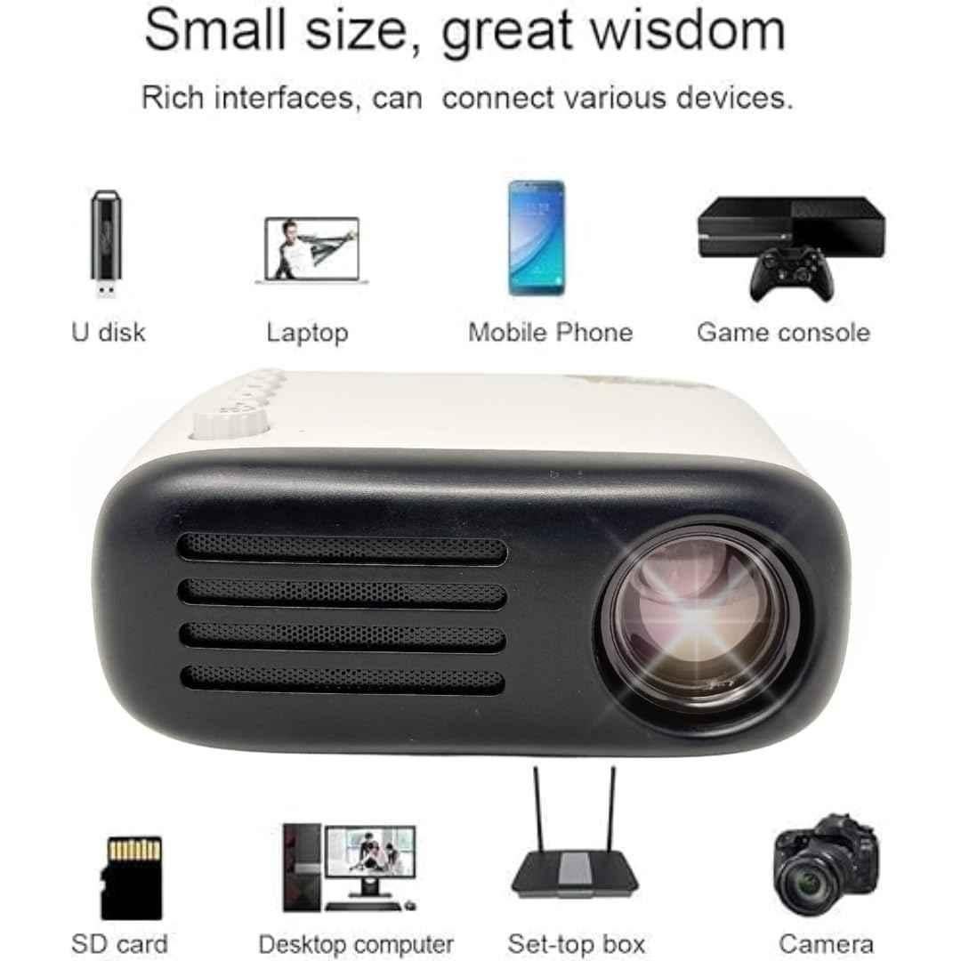 Tonzo 2000lm 1280x720p Mini LED Projector for Home Theater with 1 year Warranty - view 2