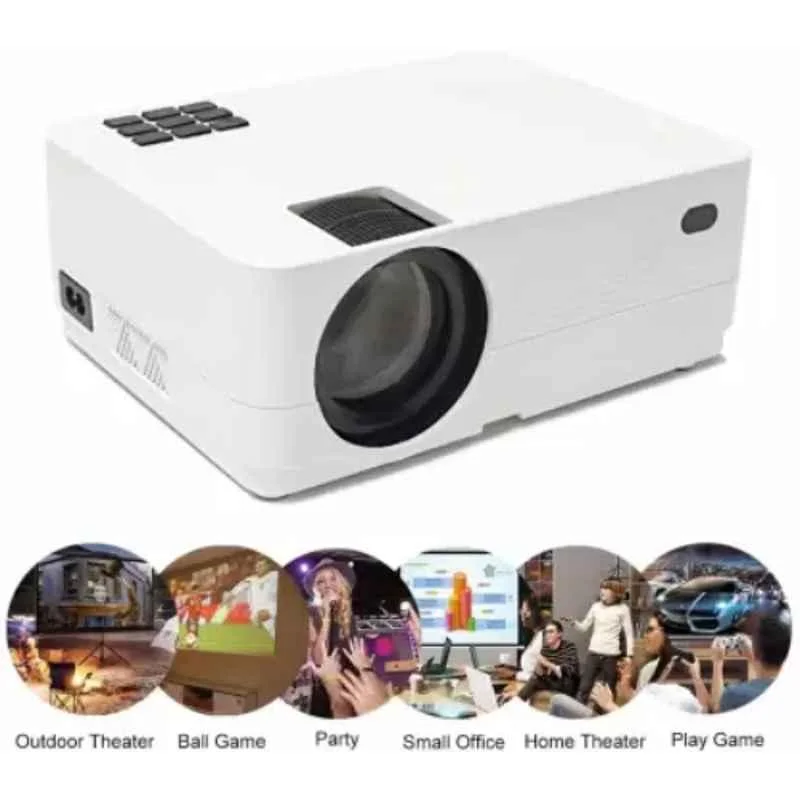 IBS HQ4 5000lm Android Cream & Black Wireless 3D Portable Projector - view 2