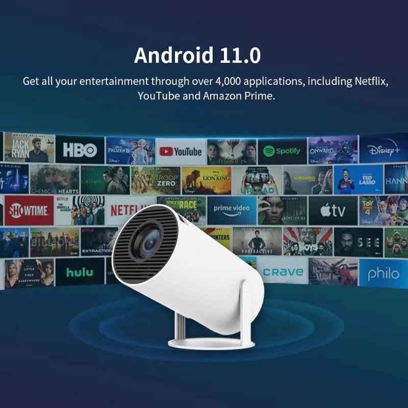 Yoton HY-300 4500 lm Wi-Fi & Bluetooth Portable Mini Home Theater LED Projector - view 3