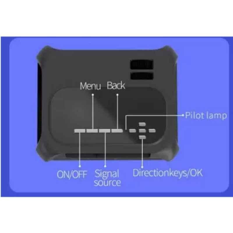 IBS T-7 4600lm Black Mini Wi-Fi Home Theater Digital Projector - view 1