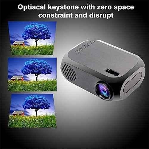 Yoton YG-320 2000lm Mini LCD Portable Smart Home Theatre Projector with Remote Controller Support, HDMI, AV, SD, USB & Youtube Mini Stick - view 1