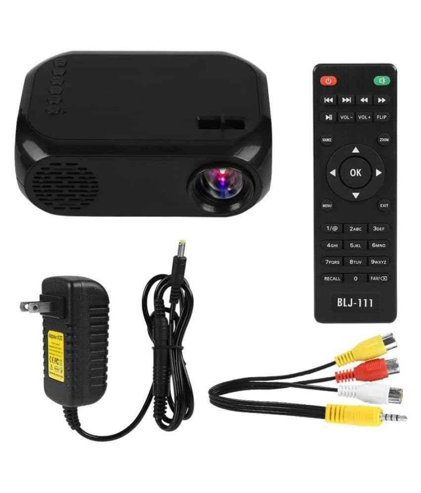 Yoton YG-320 2000lm Mini LCD Portable Smart Home Theatre Projector with Remote Controller Support, HDMI, AV, SD, USB & Youtube Mini Stick - view 3