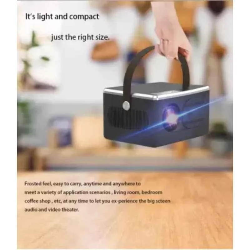 IBS RADIO 4000lm LED Black Cordless Portable Projector - view 3