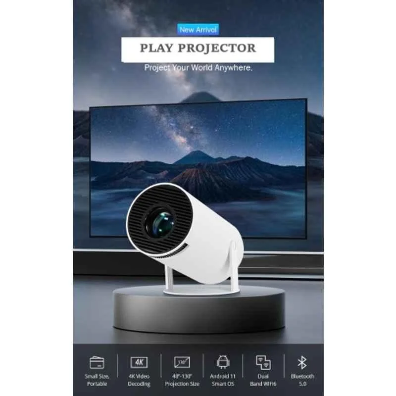 Play PROJ-3 4500lm 1280x1080p Portable Android LED HD Projector - view 1
