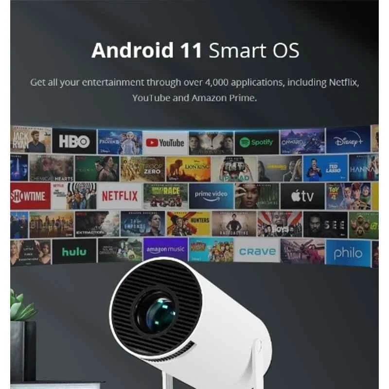 Play PROJ-3 4500lm 1280x1080p Portable Android LED HD Projector - view 3