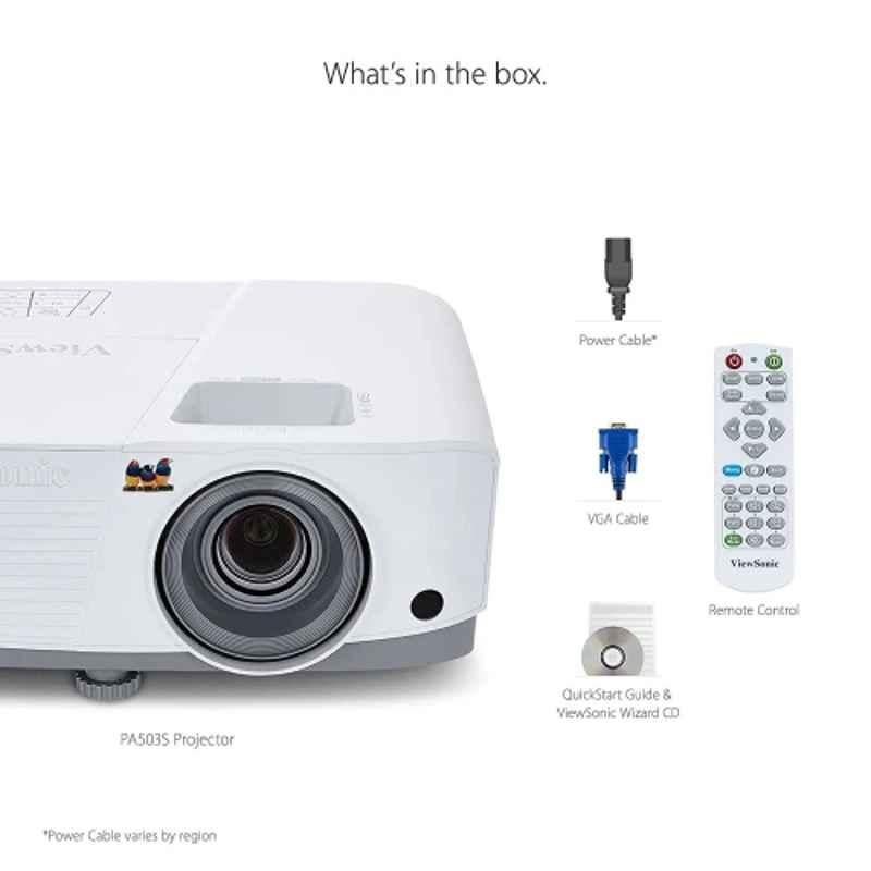 ViewSonic PA503S-3 3800 Lumens SVGA Business Projector - view 4
