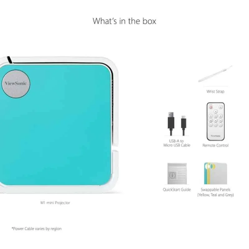 Viewsonic M1 120lm Mini Pocket Projector - view 1