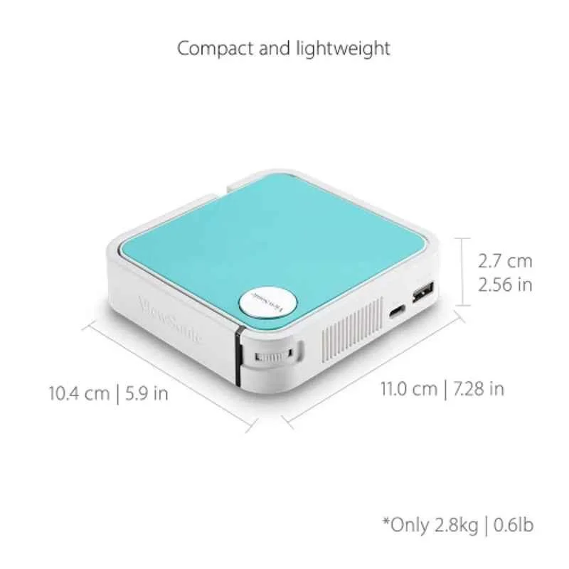 ViewSonic M1 mini Plus Smart LED Pocket Cinema Projector with JBL Speaker - view 2