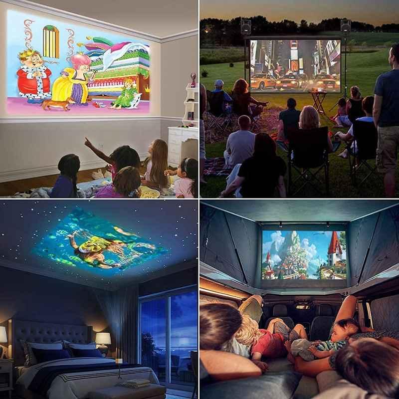Yoton W13 7000 lm 1080p Wi-Fi Mini Projector with 200 inch Large Screen - view 5