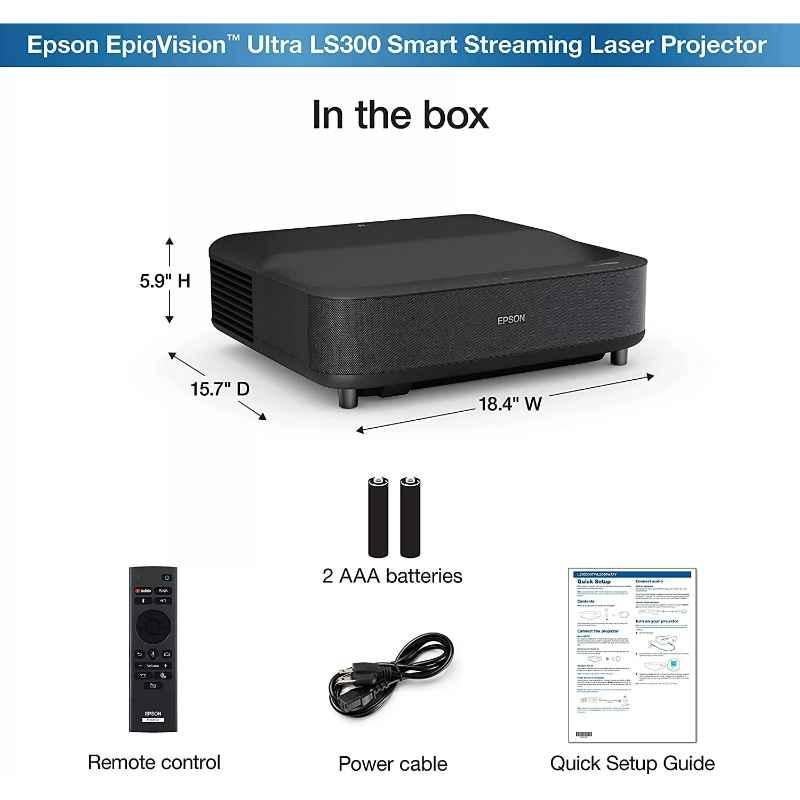 Epson EpiqVision Ultra LS500B Laser Projection TV, V11H922656 - view 1