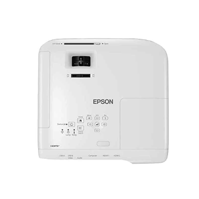 Epson EB-X49 XGA 3600 ANSI Lumens Projector, HD 1080p, 3LCD, Built-in Speakers, 300 inch screen, Optional WiFi, USB + LAN + VGA + HDMI (White) - view 1