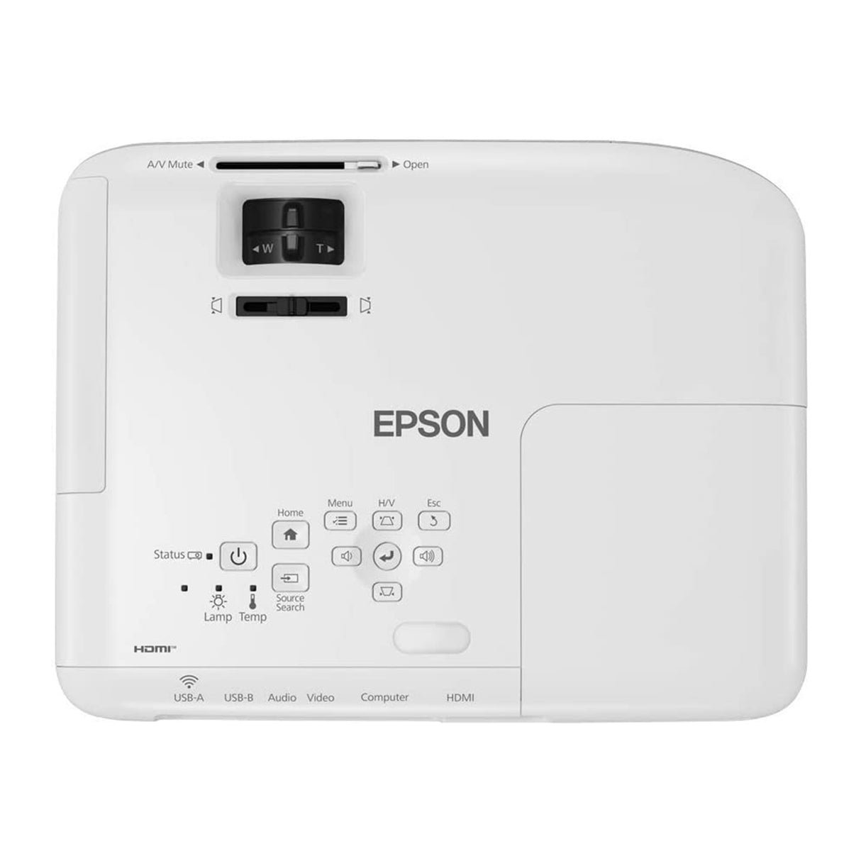 Epson EB-W06- 3700 Lumens WXGA Projector - view 2