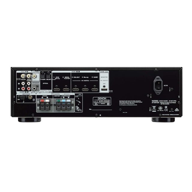 Denon AVR-X250BT - 5.1 Channel AV Receiver - view 1