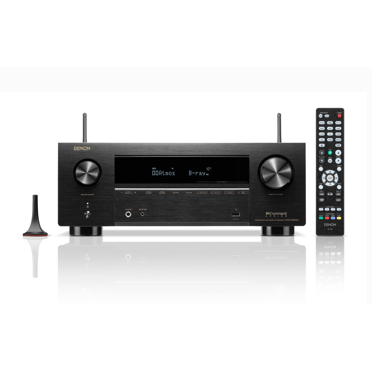 Denon AVR-X2800H - 7.2 Channel Dolby Atmos 8K & 3D Audio Experience AV Receiver - view 2