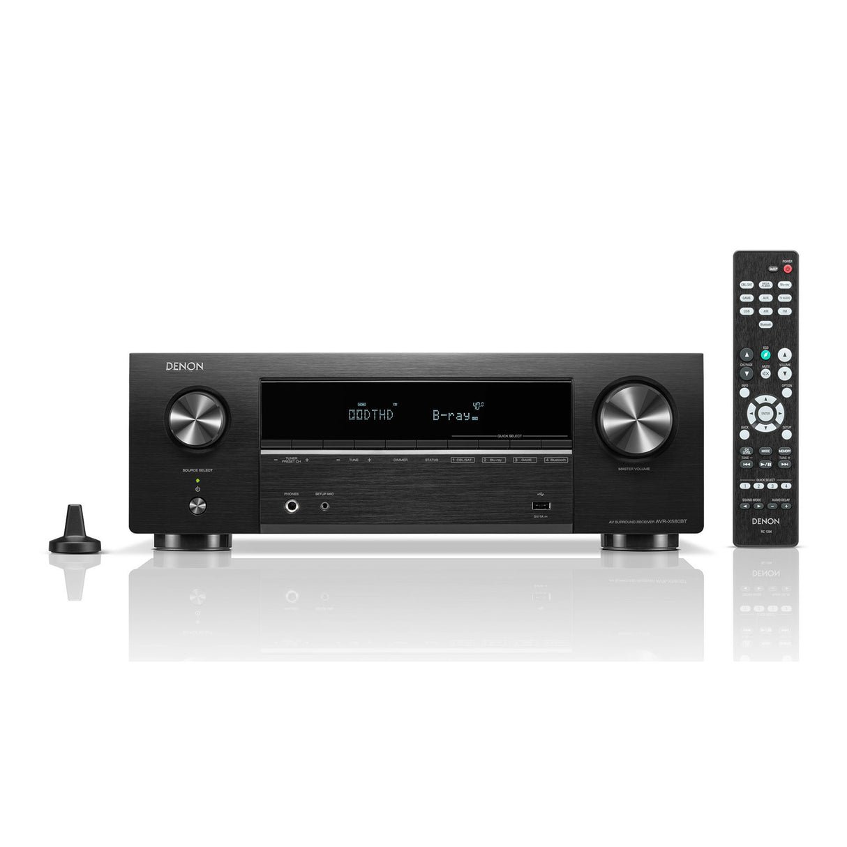 Denon AVR-X580BT - 5.2 Channel 8K & 3D Audio Experience AV Receiver