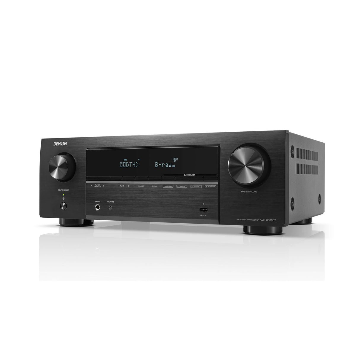 Denon AVR-X580BT - 5.2 Channel 8K & 3D Audio Experience AV Receiver - view 2