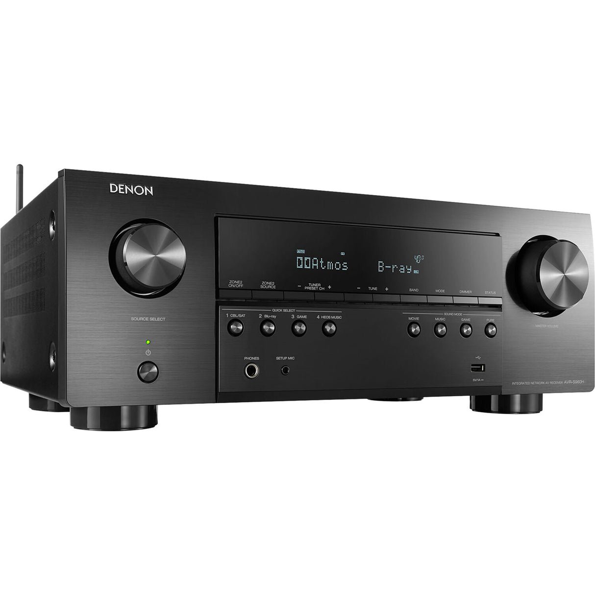 Denon AVR-S960H 7.2-Channel Dolby Atmos Network AV Receiver - view 3