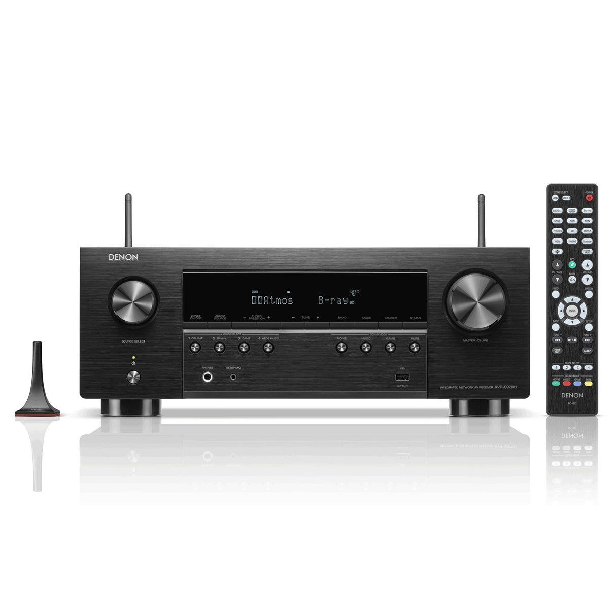 Denon AVR-S970H - 7.2 Channel Dolby Atmos 8K & 3D Audio Experience AV Receiver - view 2