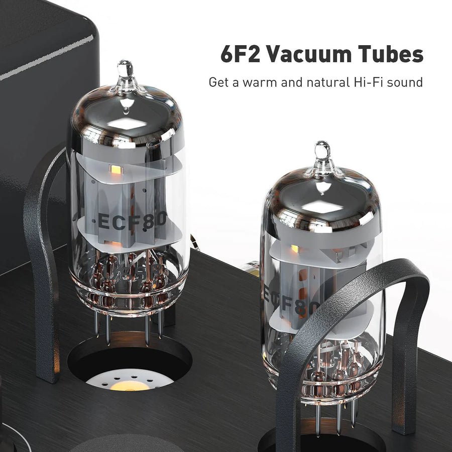 Fosi Audio T3 - 2.1 Channel Hybrid Stereo Tube Amplifier Class AB With Sub Out & Bluetooth (50 Watts RMS) - view 2