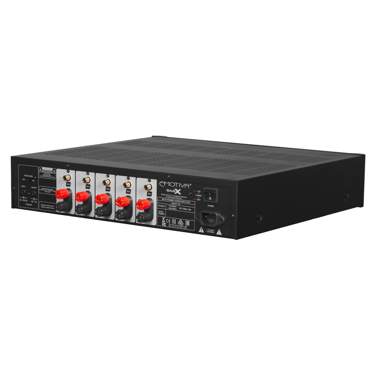 Emotiva BasX A5 - 5 Channel Stereo Power Amplifier - view 1