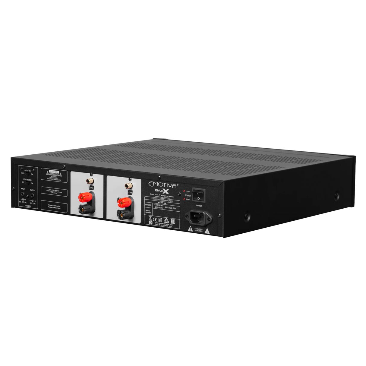 Emotiva BasX A2+ - 2 Channel Stereo Power Amplifier - view 1
