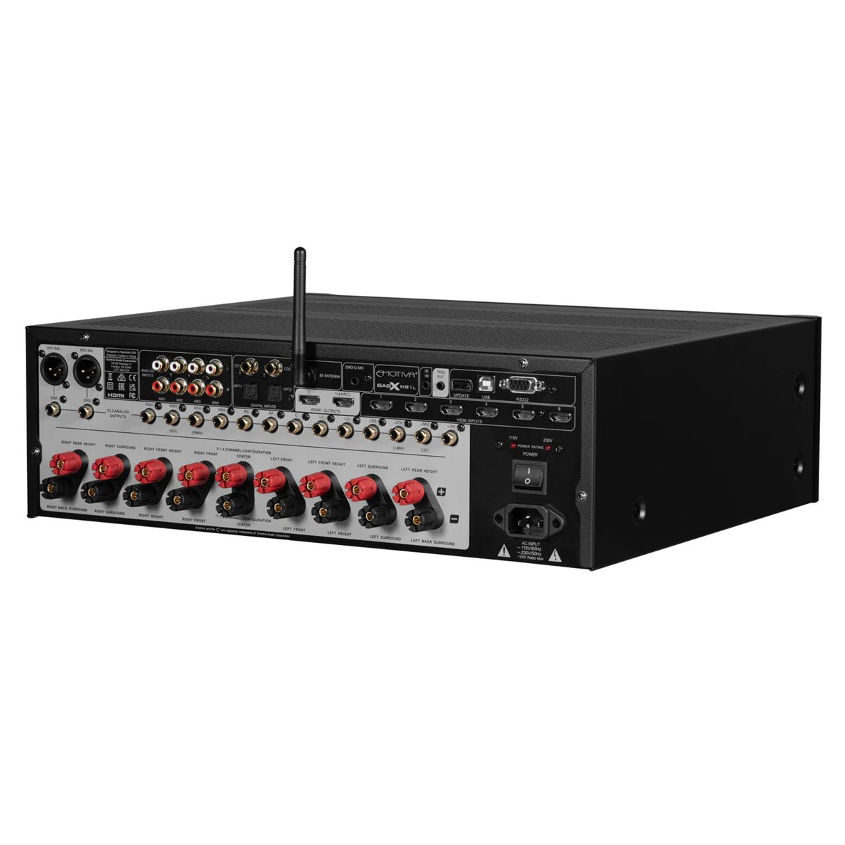 Emotiva BasX MR1L - 9.2 Channel Dolby Atmos & DTS:X AV Receiver - view 3