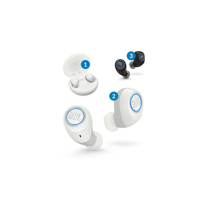 JBL Free -Wireless in Ear Earphones (Black/White Colours) - view 1