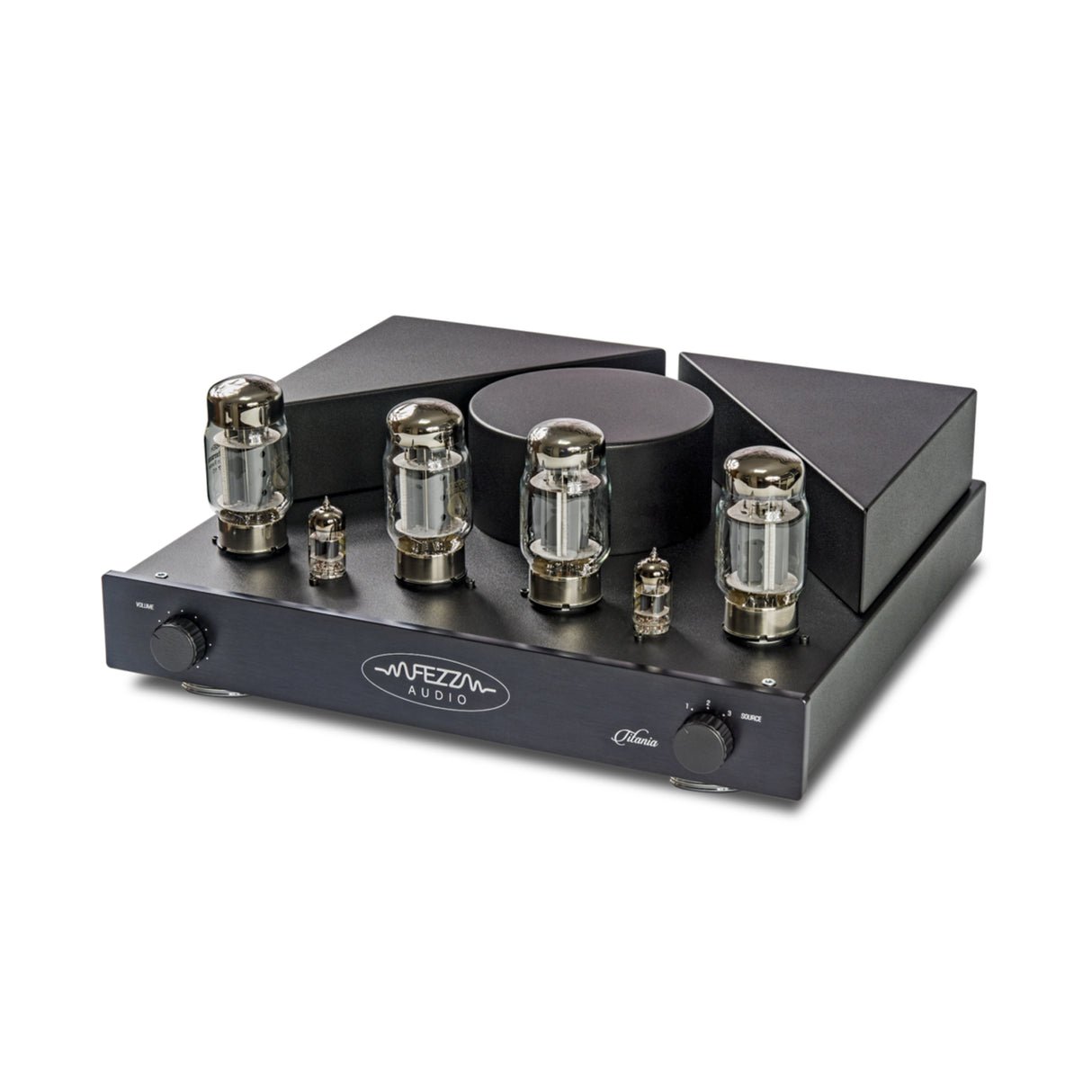 Fezz Audio Titania Power Amplifier - 40 Watts Stereo Vacuum Tube Amplifier (Black)