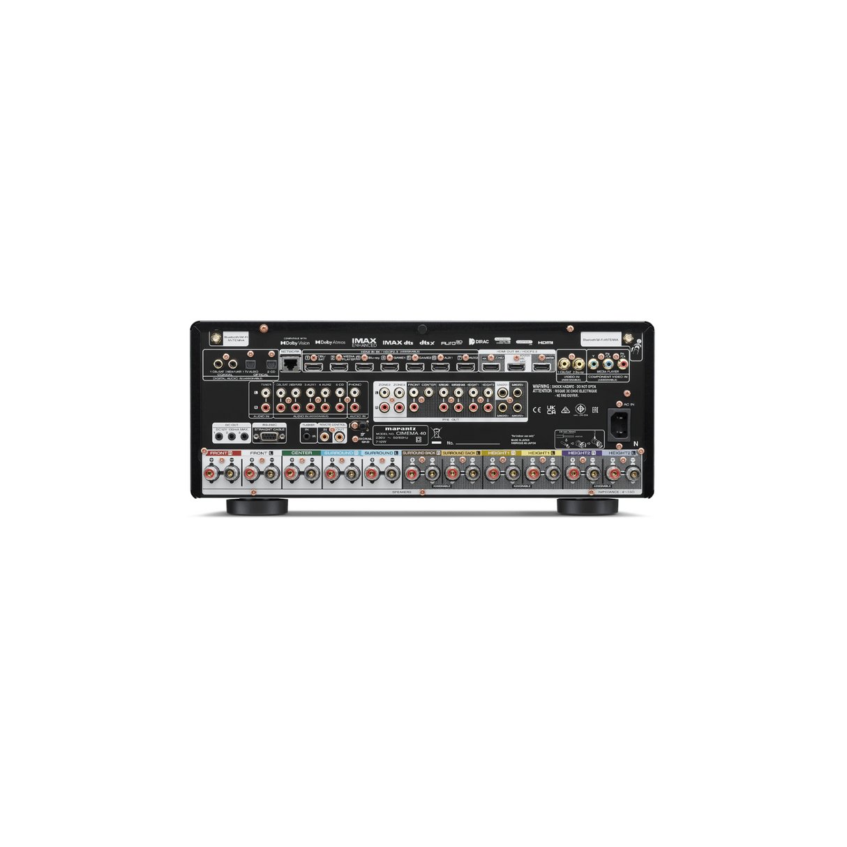 Marantz Cinema 40 - 9.4 Channel 8K Dolby Atmos Network AV Receiver - view 1