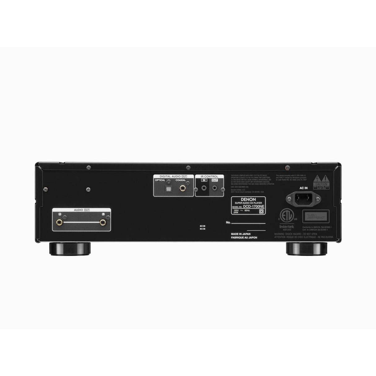 Denon DCD-1700NE - CD/SACD Player With Advance AL32 Processing - view 2
