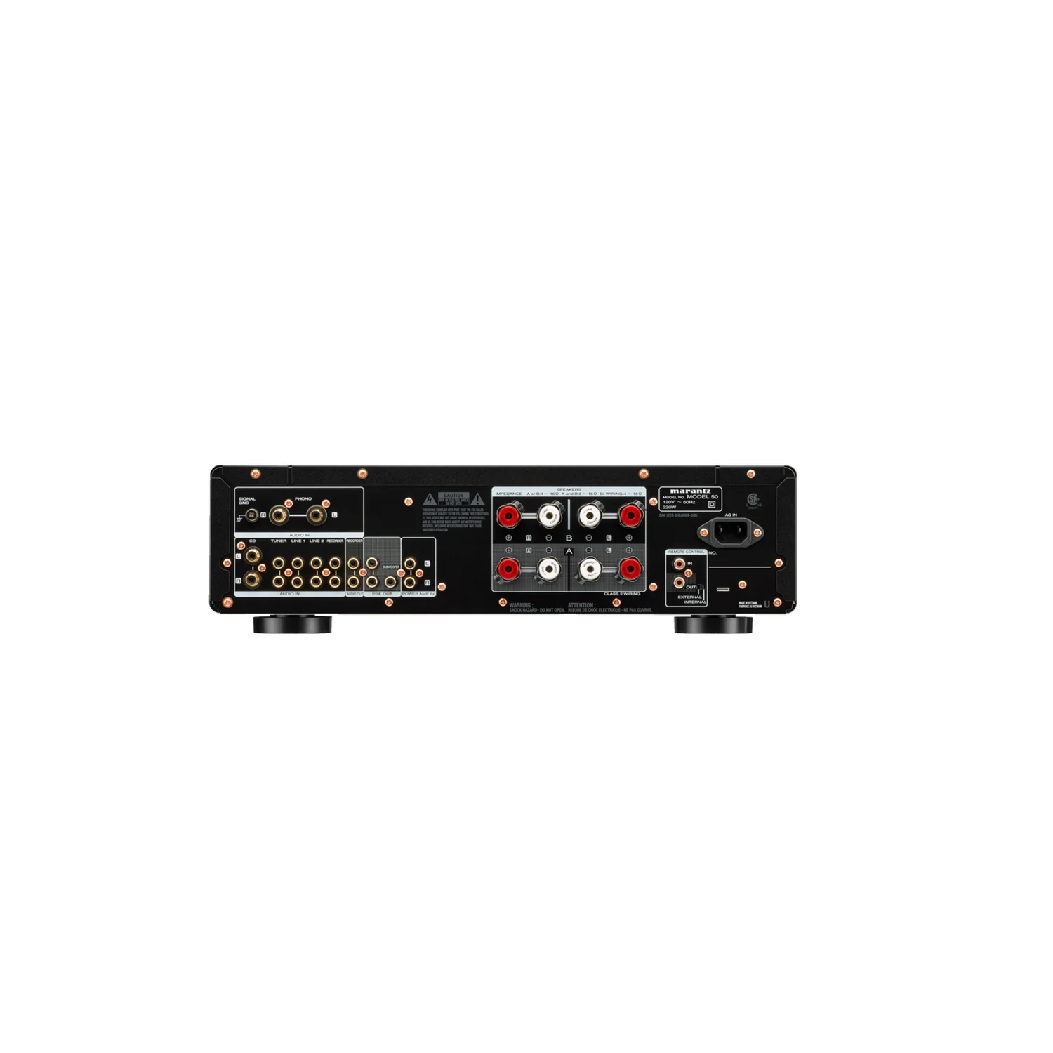 Marantz MODEL 50 - 2 Channel Premium Pure Analog Stereo Integrated Amplifier (Black) - view 3