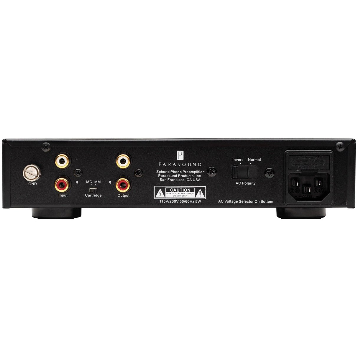 Parasound Zphono - Phono Pre-Amplifier (Black) - view 2