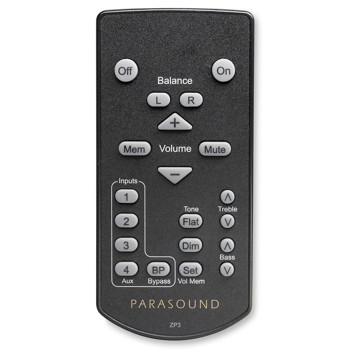 Parasound Zpre 3 - Stereo Pre-Amplifier (Black) - view 1