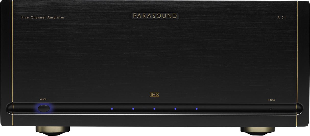 Parasound Halo A51 -THX Certified 5 Channel Power Amplifier (Black) - view 1