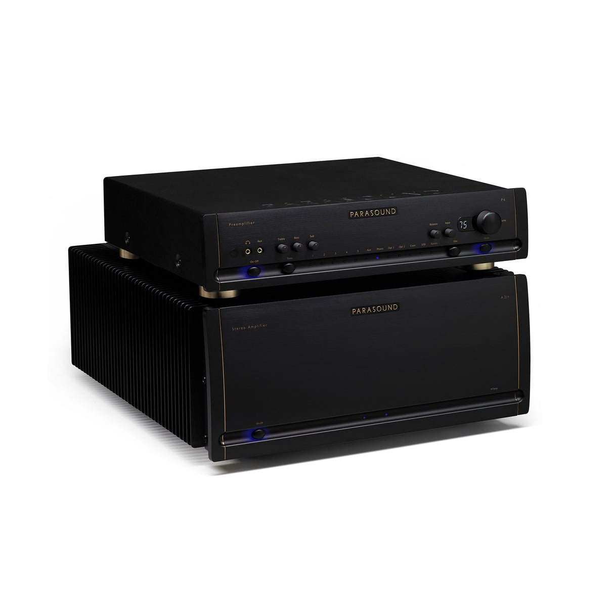 Parasound Halo A21+ Stereo Power Amplifier (Black) - view 1