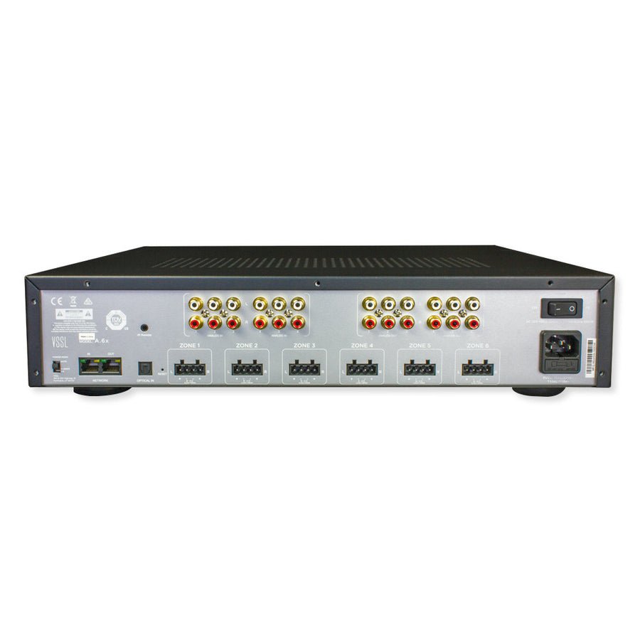 VSSL A.6x Stereo amplifier with 6 Zones Multi Zone Functionality - view 1