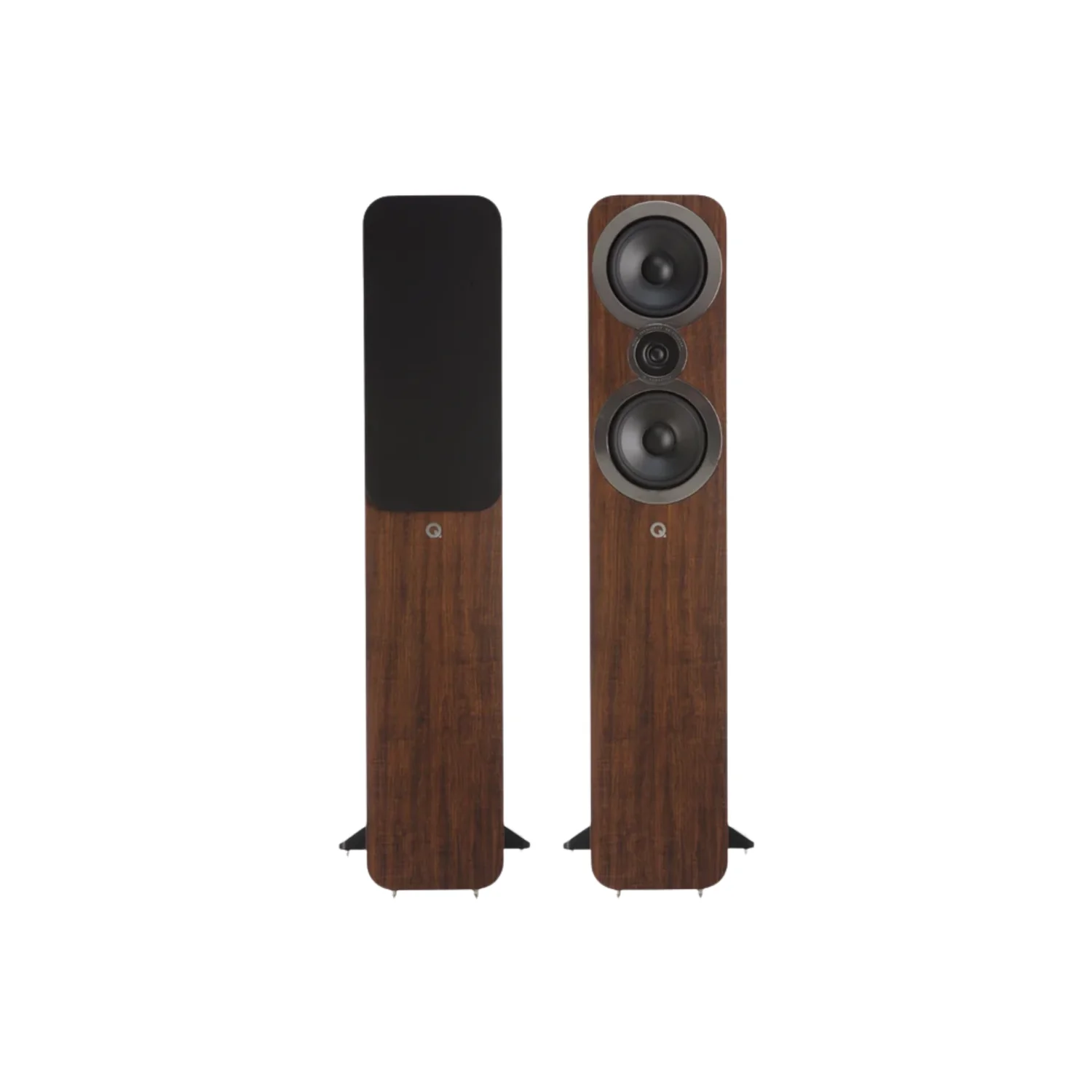 Marantz Stereo 70s Slimline Network Stereo Receiver (Black) + Q Acoustics 3050i Floor Standing Speaker (Walnut) (Stereo Bundle Package) - view 1