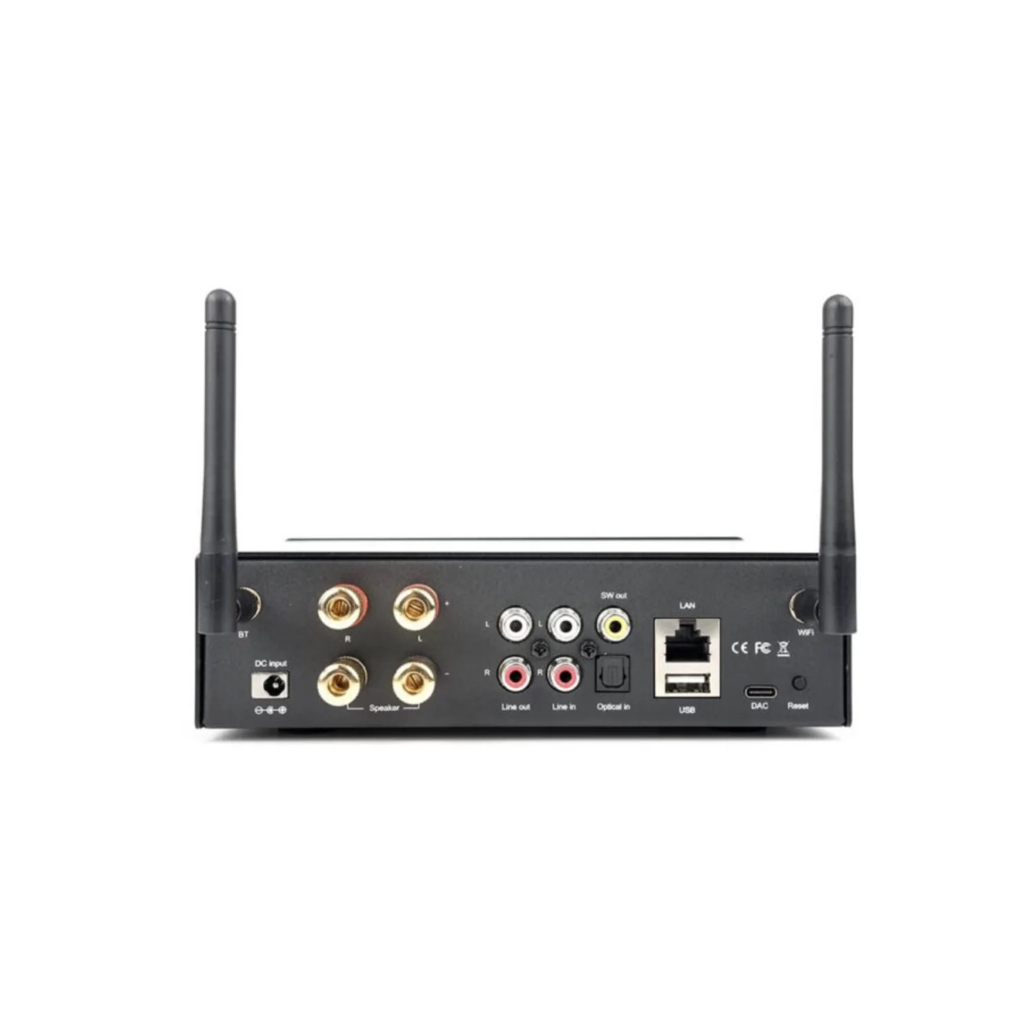 Multi AV Indus V2 - Stereo Amplifier with Network Streamer - view 2