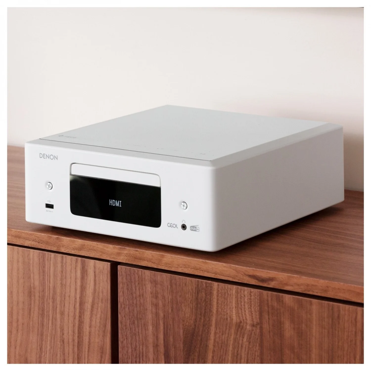 Denon Ceol RCD-N12 HiFi System with CD, Wifi, Bluetooth and FM/AM Tuner (White) - view 2