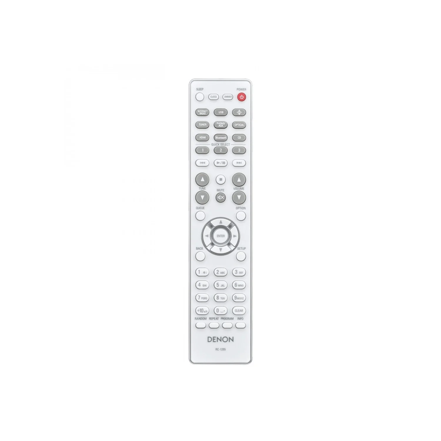 Denon Ceol RCD-N12 HiFi System with CD, Wifi, Bluetooth and FM/AM Tuner (White) - view 3