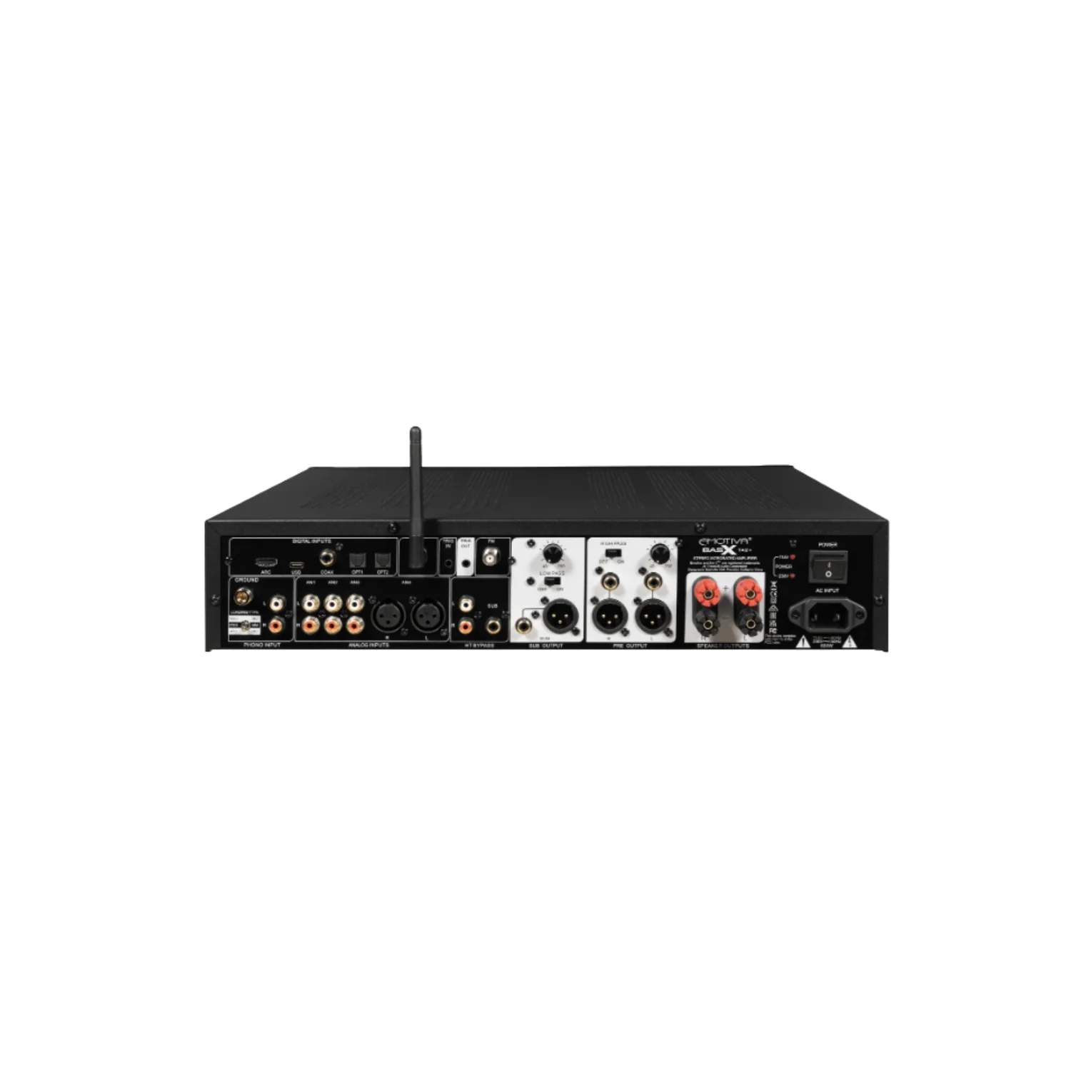 Emotiva BasX TA2+ - Stereo Integrated Amplifier with Preamp/DAC/Tuner - view 4
